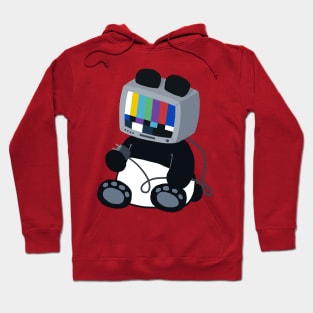 TV Head Panda by Yuuki G Hoodie